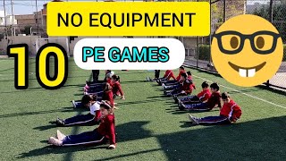 No equipment Pe Games for primary school  Fun physical education games [upl. by Allison]