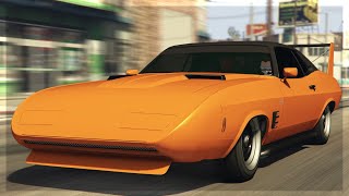 Bravado Gauntlet Classic Custom Customizations Dodge Charger Daytona  GTA 5 Online [upl. by Elletnuahs424]