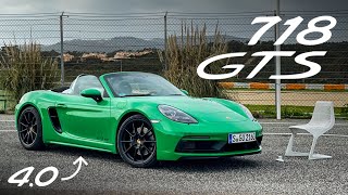 NEW 2020 Porsche Boxster GTS 40 Road Review  Carfection [upl. by Yvonner]