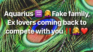 Aquarius ♒️ ⛔️Urganf message 🤦‍♀️Fale family and ex lovers coming back to compete with u😡cheating [upl. by Alamac]