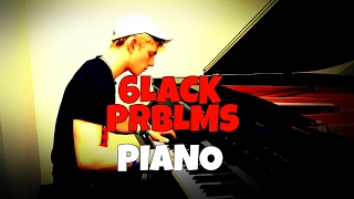 6LACK  PRBLMS  Tishler Piano Cover [upl. by Hsenid]