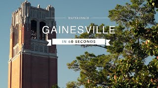 Florida Travel Explore Gainesville in 60 Seconds [upl. by Ynaffit]