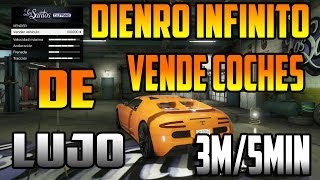 GTA V ONLINE  Dinero INFINITO vendiendo coches de lujo  15 a 3Millones de   5min PS3XBOX360 [upl. by Caresse]