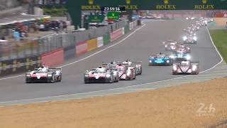 Départ des 24 Heures du Mans 2018 [upl. by Anomor187]