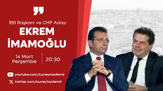 EKREM Ä°MAMOÄLU CANLI YAYINDA CÃœNEYT Ã–ZDEMÄ°RÄ°N SORULARINI YANITLIYOR [upl. by Faith]