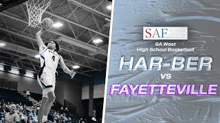 2024 HarBer High School Basketball  HarBer vs Fayetteville [upl. by Airemat990]