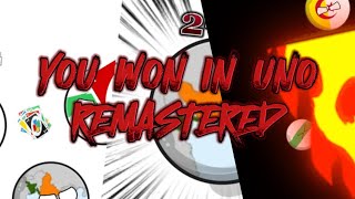 POV You Won in UNO REMASTERED credits in desc [upl. by Gnap396]