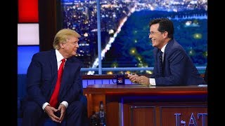 13 Donald Trump Stephen Colbert Interview September 2015 [upl. by Nitsraek]