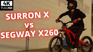 SURRON X vs SEGWAY X260  Which should you buy [upl. by Tahp]