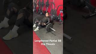 Partial Lengthened BB Hip Thrusts  Matt Luxton Health and Fitness [upl. by Beverly647]