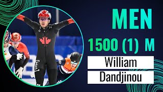 William DANDJINOU CAN  Winner  1500m 1 M  Montreal 2  ShortTrackSkating [upl. by Reni]