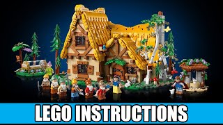 LEGO Instructions  Disney  43242  Snow White and the Seven Dwarfs Cottage [upl. by Jada404]