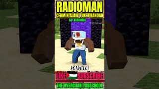 RADIOMAN punya cermin ajaib tuker badan skibiditoilet minecraft shorts [upl. by Oicnaneb353]