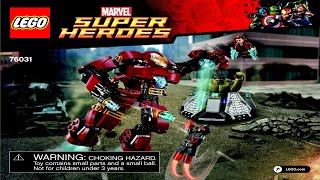 LEGO instructions  Super Heroes  76031  The Hulk Buster Smash [upl. by Anatnom482]