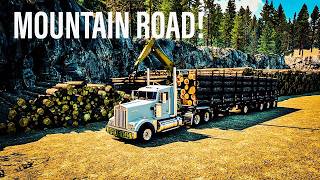 Discover the Thrills of Log Hauling in American Truck Simulator [upl. by Shantha]