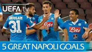 Cavani Higuaín Gabbiadini Great Napoli goals [upl. by Ming375]