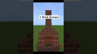 Furnace Ideas minecraft furnace fypシ゚viral fyp lapislazuli [upl. by Tsugua19]