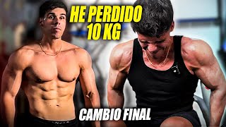 CAMBIO FISICO FINAL PIERDO 10 KG EN 1 MES Y MEDIO Y OS CUENTO COMO LO HICE Victor Valdivia [upl. by Seidnac]