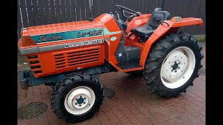 Traktorek Kubota ZL1185 z kosiarką bijakową EFG 115 GEO [upl. by Aisad]