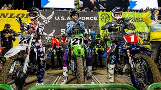 Supercross Round 4 450SX Highlights  Anaheim CA Angel Stadium  Jan 28 2023 [upl. by Fen240]