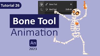 Adobe Animate CC 2023 Bone Tool Animation  Part 1  Hindi  Urdu [upl. by Hortensia]