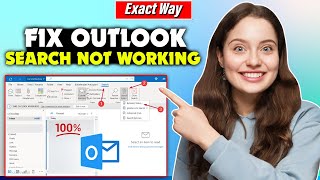 How to Fix Outlook Search not Working 100 Solved [upl. by Ellah]