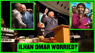 US Veteran Running Against Ilhan Omar Shocks Her Supporters With A Patriotic Speech In Front Of Her [upl. by The766]