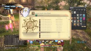 Final Fantasy XIV MATERIA INFUSION amp MORE Sphere ScrollNovus Weapon upgrade [upl. by Tica]