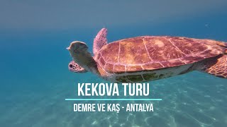 Kekova Turu  Caretta  Demre ve Kaş  Antalya DJI Mini 3 Pro  DJI Osmo Action 3 [upl. by Fair]