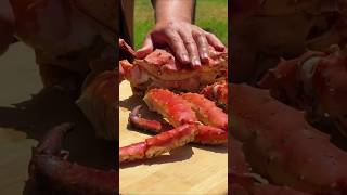 I Cook Giant King Crab with Signature Sauce A Gourmet Dish by the Sea 😋👌outdoorcooking foodie [upl. by Reggi534]