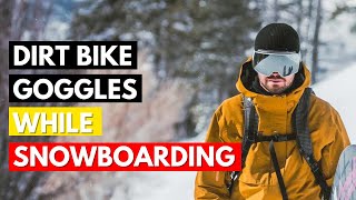 Can You Wear Dirt Bike Goggles To Snowboard [upl. by Azarria675]