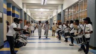 Battery Creek High Marching Band 2017 Tunnel Practice [upl. by Etnor646]