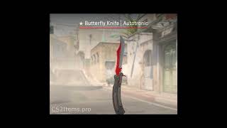 ★ Butterfly Knife  Autotronic Factory New shorts cs2 [upl. by Epoillac]