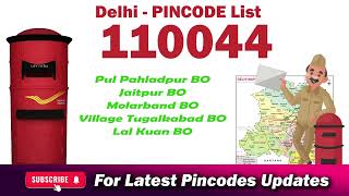 Pehladpur Pul Delhi Pin Code 110044  Pul Pahladpur pin code [upl. by Atteugram]