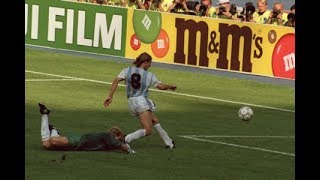 Caniggia Gol a Brasil Italia 90 [upl. by Mario389]