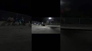 Close Up Night Session Carve Grind at Juncos Bowl Puerto Rico skateboarding skatepark [upl. by Nelloc334]