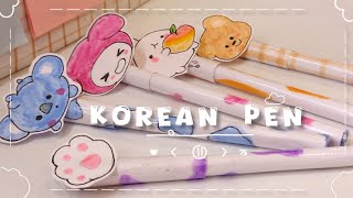 Korean style cute shining Pen making idea✨Cute penCute ideaTutorial [upl. by Suinuj429]