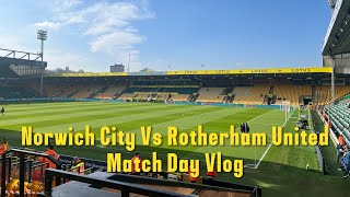 Norwich City 50 Rotherham United Vlog  202324 [upl. by Kareem589]