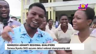 NSMQ2024 Ashanti Regional Qualifiers Serwaa Nyarko SHS secures debut national championship slot [upl. by Midge309]