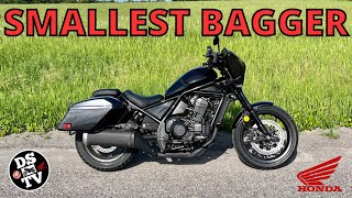 2023 Honda Rebel 1100T Full Test and Review  The Smallest Bagger [upl. by Auoy538]