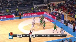 ABA Liga 201617 highlights Round 5 Partizan NIS  Union Olimpija 16102016 [upl. by Cornelie]