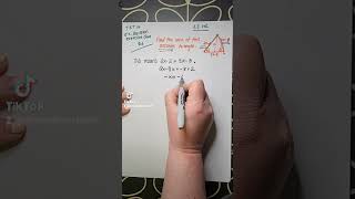 Worded algebra Qus involving area of a triangle Stick to the facts about the area of a triangle [upl. by Tamqrah]