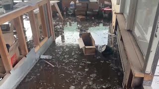 Beach restaurant damaged in Goleta [upl. by Niwred]