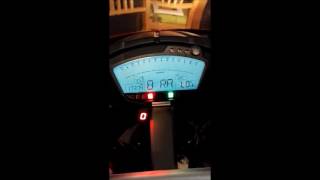 Ducati 1098s dash  Healtech GIpro gear indicator [upl. by Nnylarak]