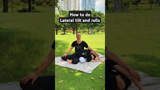 Lateral tilt and rolls Sitting line 1st Massage lesson [upl. by Emmy316]