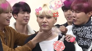 BTS irritating Suga bts runep 33  Hindi dubbing  part1 [upl. by Rorry259]