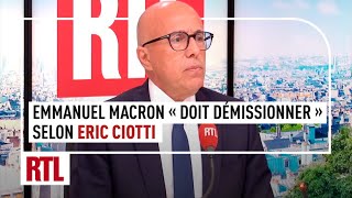 Éric Ciotti invité de Stéphane Carpentier dans RTL Matin Intégrale [upl. by Dwan]