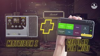 Controlando a MATRIBOX I pelo Celular via MIDI USB  Sá Bass [upl. by Eilyak]