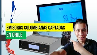 Emisoras colombianas EN CHILE  Captadas a más de 4000 kms [upl. by Heisser]