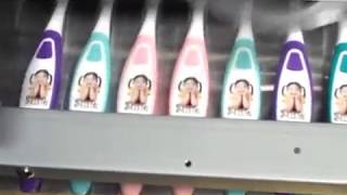 LogoJET toothbrush printing [upl. by Ahsram]